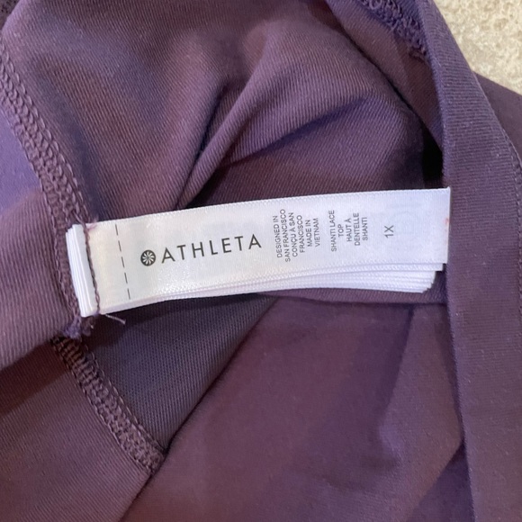 Athleta Shanti Lace Cropped Long Sleeve top size 1X - Picture 7 of 10